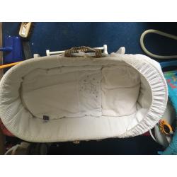 Nearly new moses basket