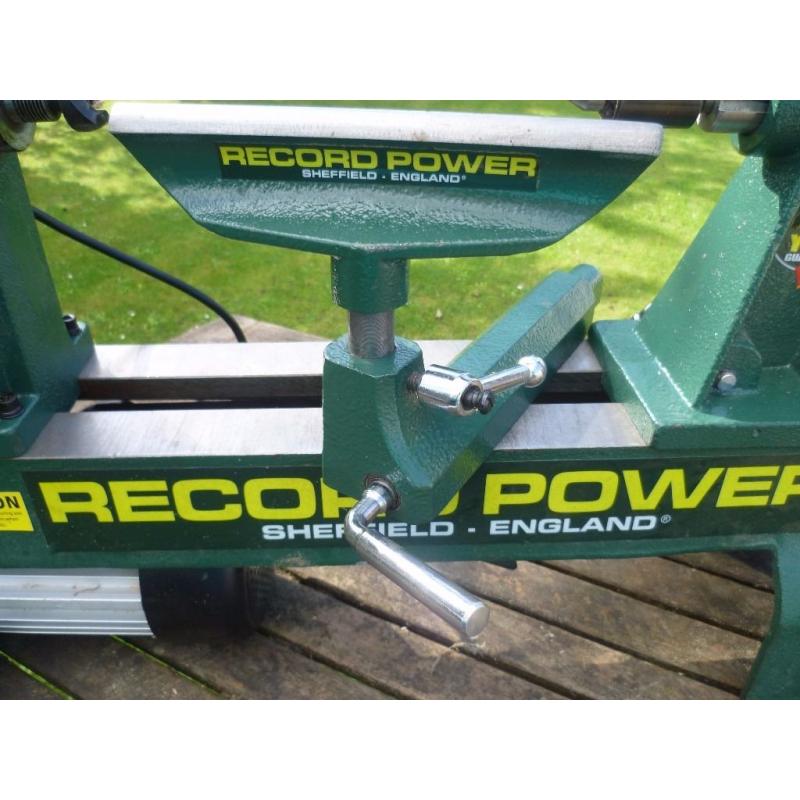 Record Power DML 305 cast iron lathe