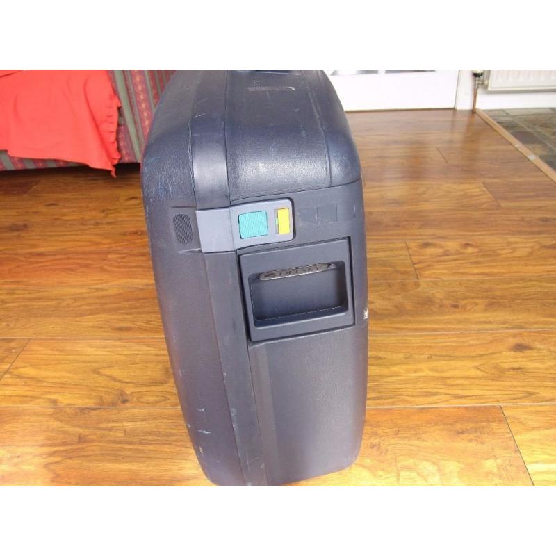 Delsey hard suitcase on wheels