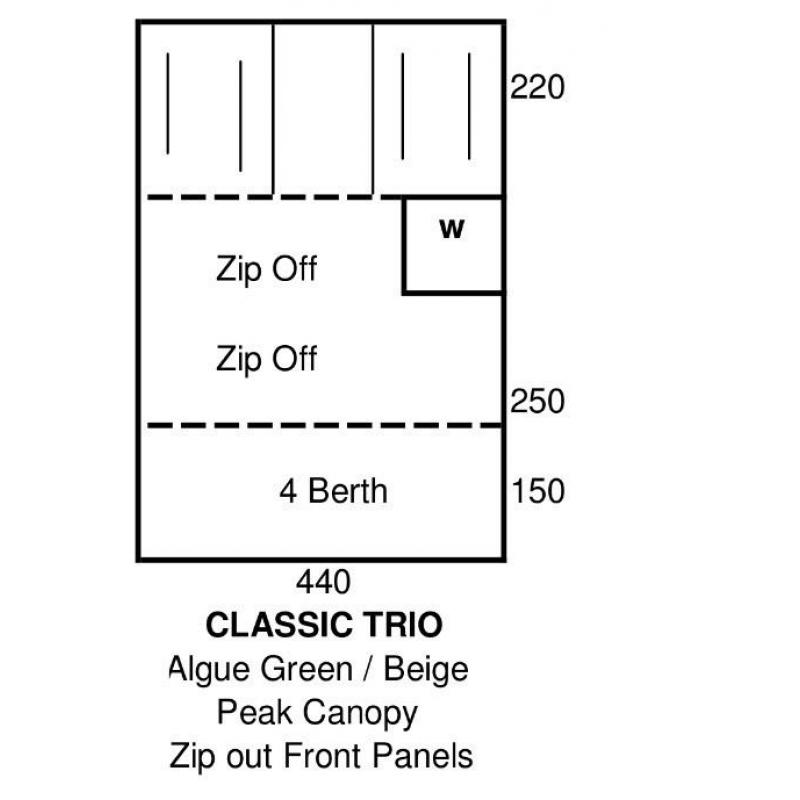 Trailer tent - Conway Classic Trio