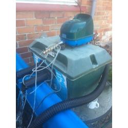 Koi vat fish pump and filter