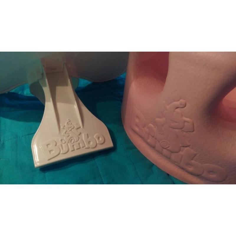 Pink bumbo chair