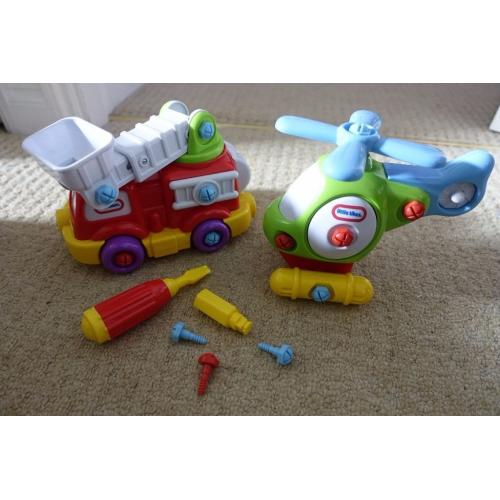 Toy assembly required by their little users ;)