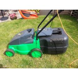 Lawnmower, electric, metal-bladed, with grass collector, fully functional, personal collection only