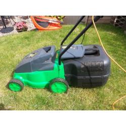 Lawnmower, electric, metal-bladed, with grass collector, fully functional, personal collection only