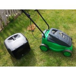 Lawnmower, electric, metal-bladed, with grass collector, fully functional, personal collection only
