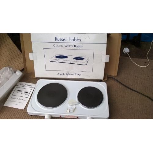 RUSSELL HOBBS DOUBLE BOILING/COOKING RINGS (MODEL 9934)UNUSED BOXED