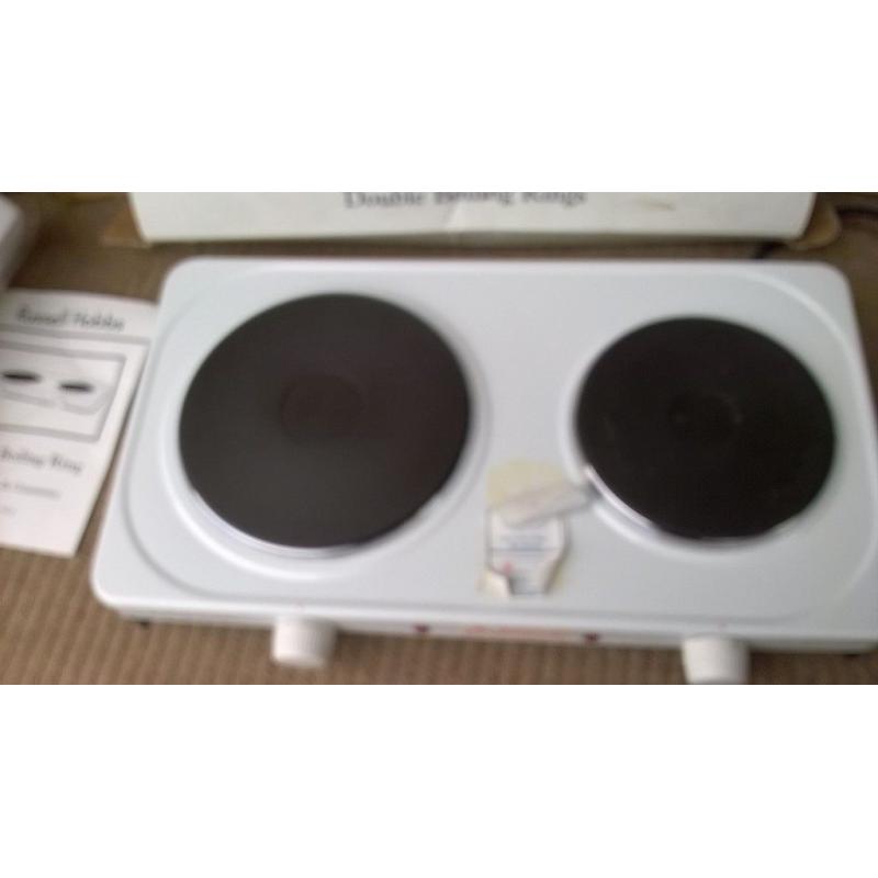 RUSSELL HOBBS DOUBLE BOILING/COOKING RINGS (MODEL 9934)UNUSED BOXED