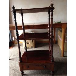 Antique Victorian Mahogany Wotnot shelves beautiful condition all disassembles for transport