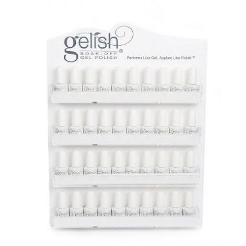 Gelish nail harmony wall display rack stand white Beauty salon shop