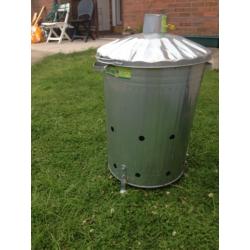 Garden waste burning bin