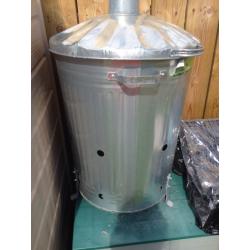 Garden waste burning bin