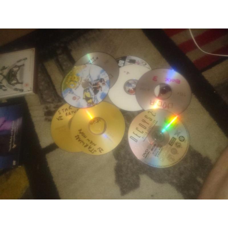 50 + dvds , all in working condition , bargain