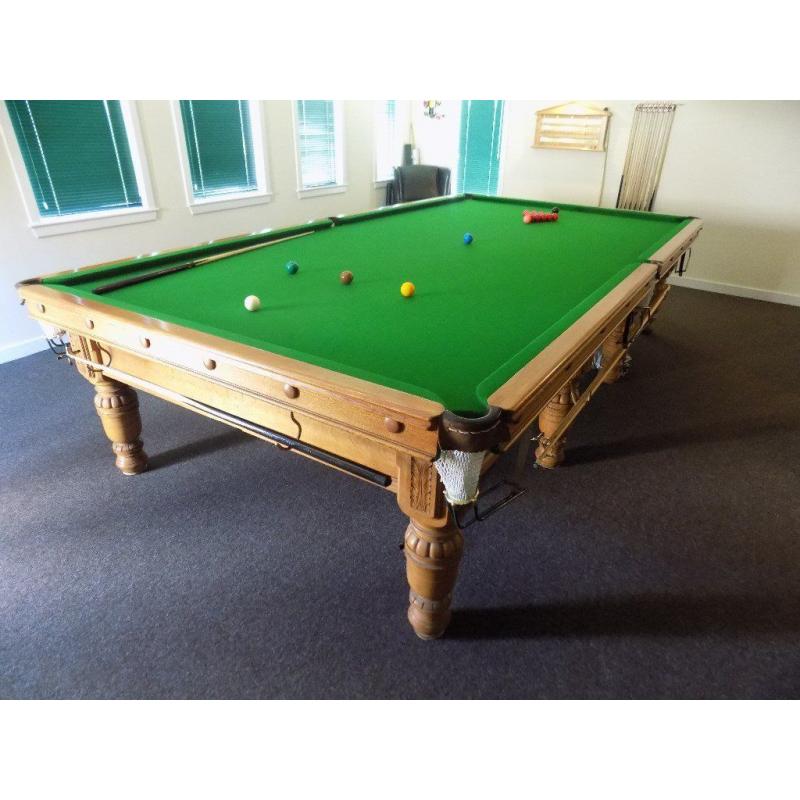 Snooker Table - Full Size - Oak