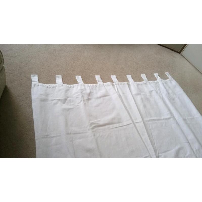 Cream curtains