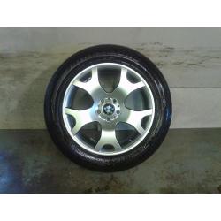 ALLOYS X 4 OF 19 INCH GENUINE BMW X5 4X4 STAGGARD E53 FULLY POWDERCOATED INA STUNNING SHADOW CHROME