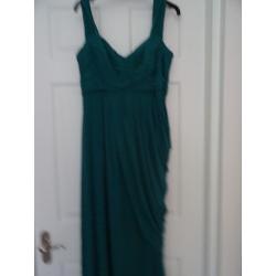 Coast Size 14 Emerald Green Long Dress