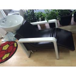 Salon backwash hair wash unit