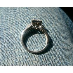 3/4 caret diamond engagement and wedding ring set