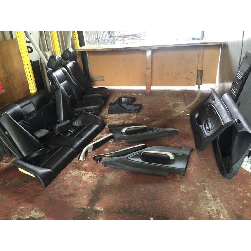 Bmw e46 320d 330ci coupe full leather black sport seats complete kit needs gone today