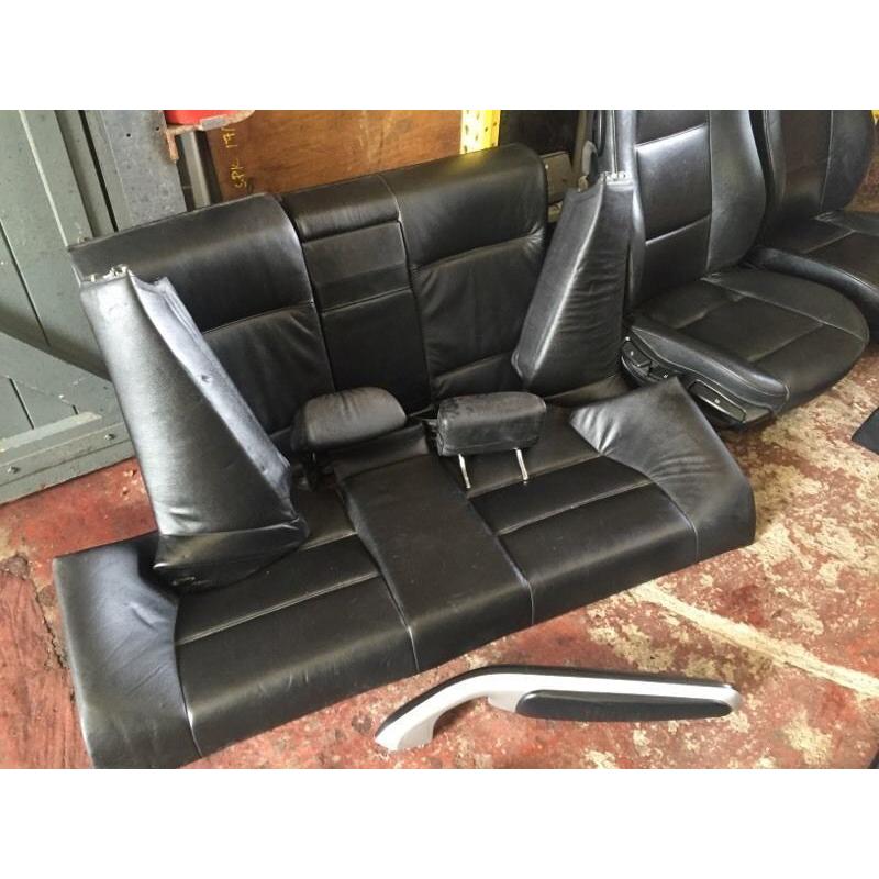 Bmw e46 320d 330ci coupe full leather black sport seats complete kit needs gone today