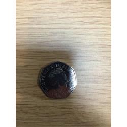 Peter Rabbit 50p coin