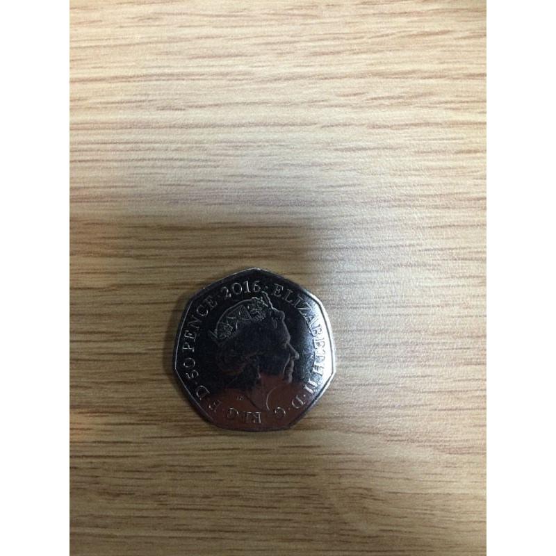 Peter Rabbit 50p coin