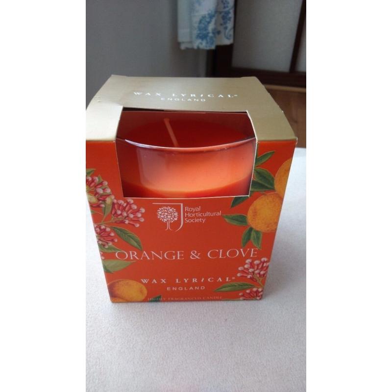 RHS - Orange and clove candle