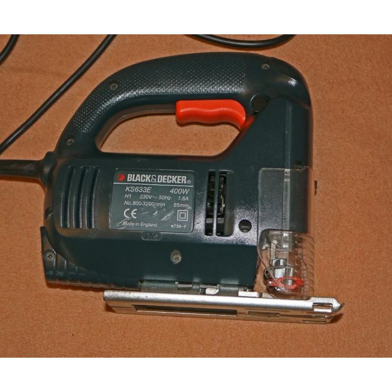 Black and Decker Mains Jig Saw.