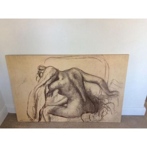 Edgar Degas canvas print - La Toilette.