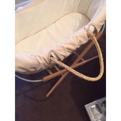 Unisex Moses basket with stand NEED GONE ASAP