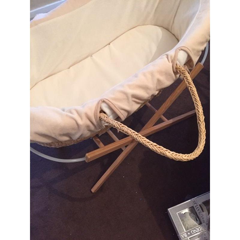 Unisex Moses basket with stand NEED GONE ASAP