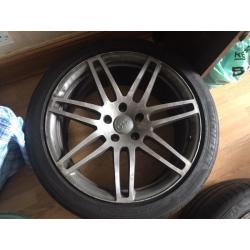 AUDI Q7 ALLOY WHEELS GENIUNE 2007-2012