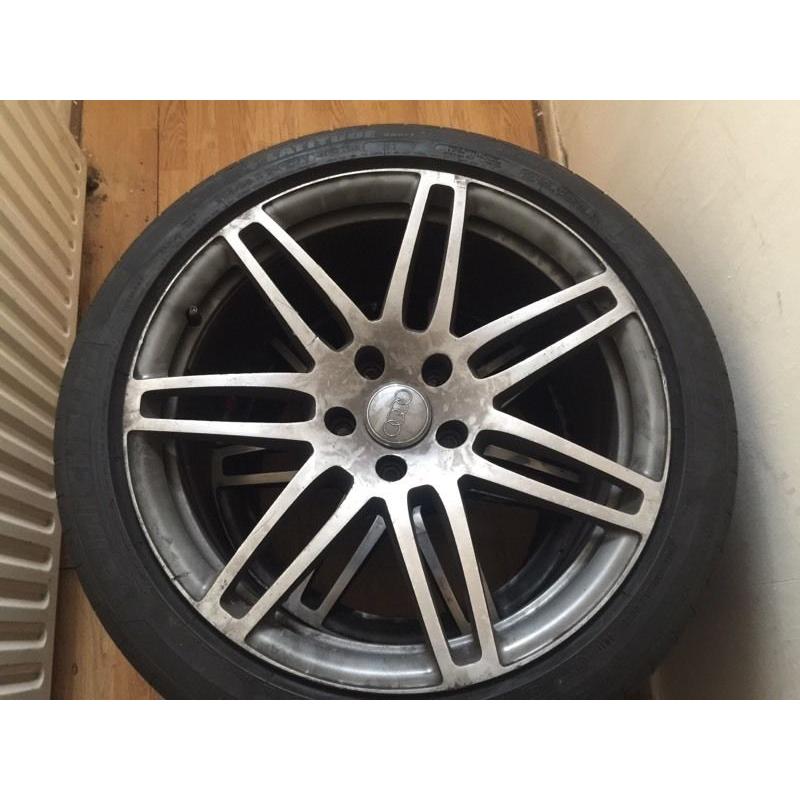 AUDI Q7 ALLOY WHEELS GENIUNE 2007-2012