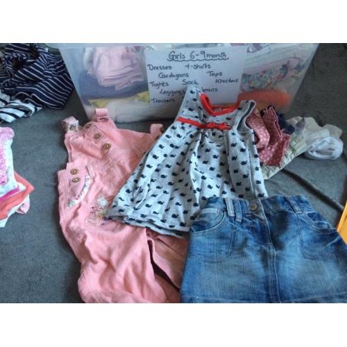 Girls 6-9 months clothes