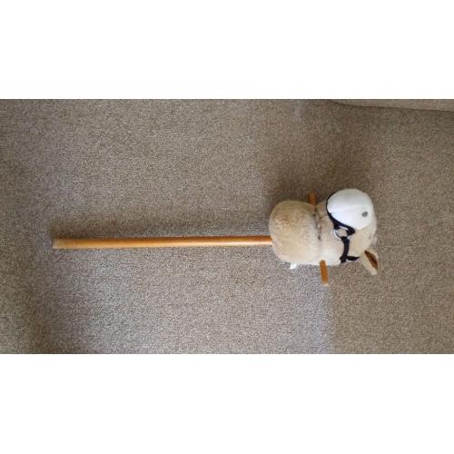 horse head on a stick toy
