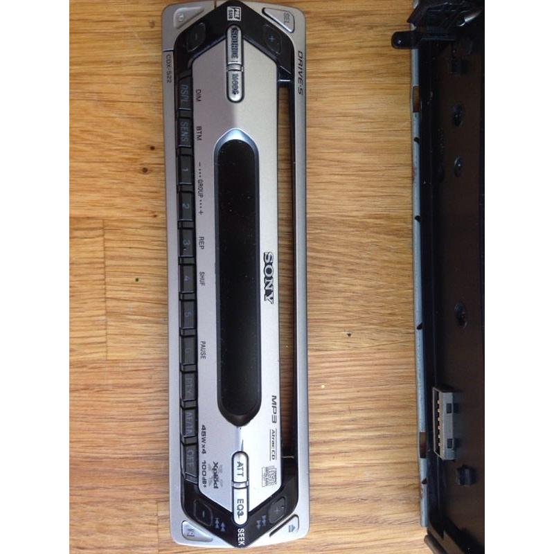 Sony car stereo