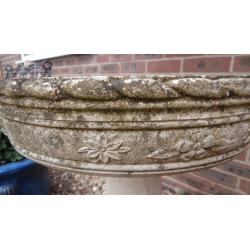 Garden Bird Bath, 19th century style, exact age not known, 26in high.