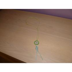 Green Dream Catcher necklace