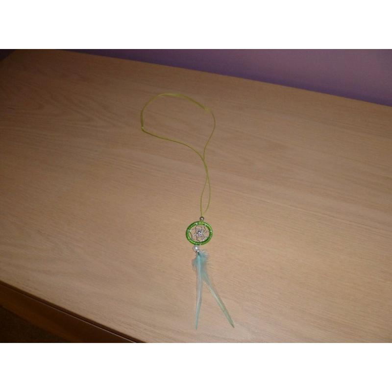 Green Dream Catcher necklace