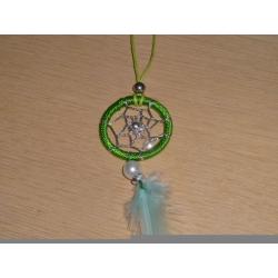 Green Dream Catcher necklace