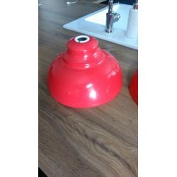 Red retro light shades