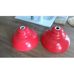 Red retro light shades