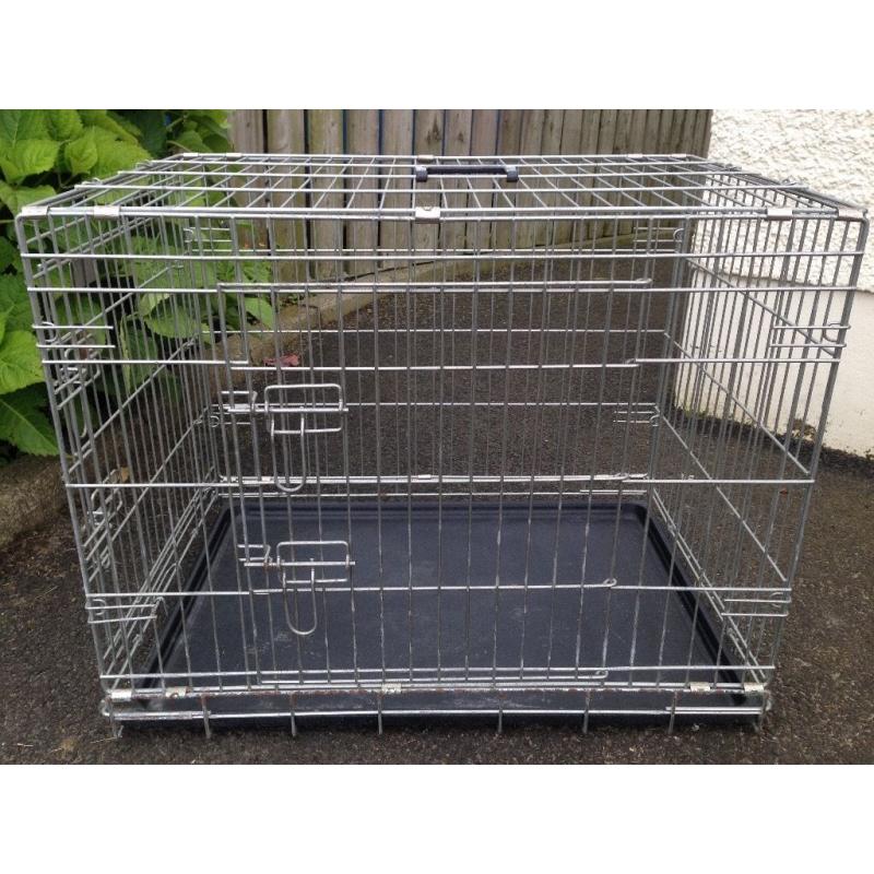 CAT DOG PET CAGE good condition FOLDS FLAT easy to erect (in seconds) SUITABLE FOR CAT OR SMALL DOG