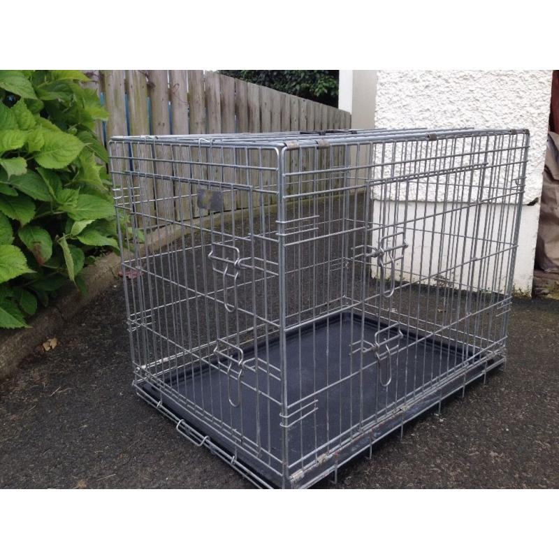 CAT DOG PET CAGE good condition FOLDS FLAT easy to erect (in seconds) SUITABLE FOR CAT OR SMALL DOG