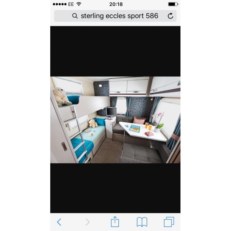Caravan sterling Eccles sport 586 2015