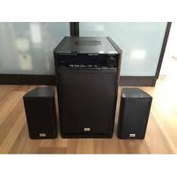 ONKYO HTX-22HD 2.1 SOUROUND SOUND SYSTEM FULL HD WITH 2 SATALITE SPEAKERS NO REMOTE