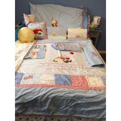 Boys Izziwotnot Humphrey's Red Car Huge Nursery Bedroom Bundle 16 pieces