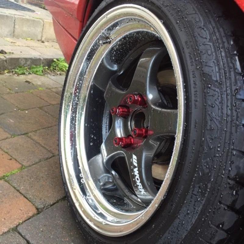 Work Meister S1R custom 4x100 stance drift slammed