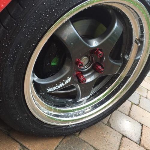 Work Meister S1R custom 4x100 stance drift slammed